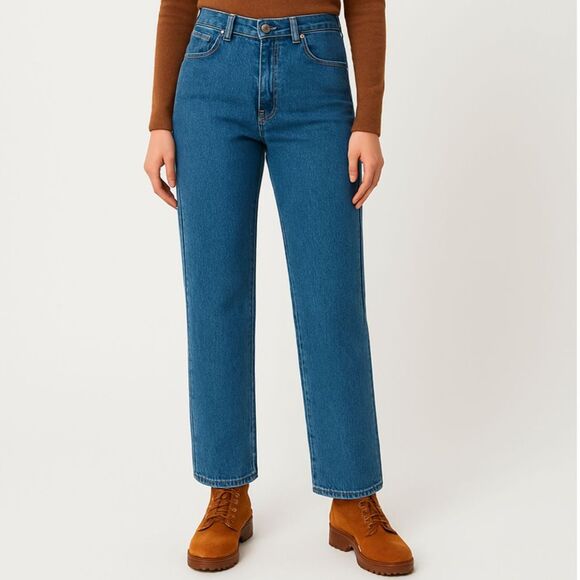 Abercrombie & Fitch 90s Straight Jeans Women’s 10R Ultra High Rise NWT - Picture 1 of 8